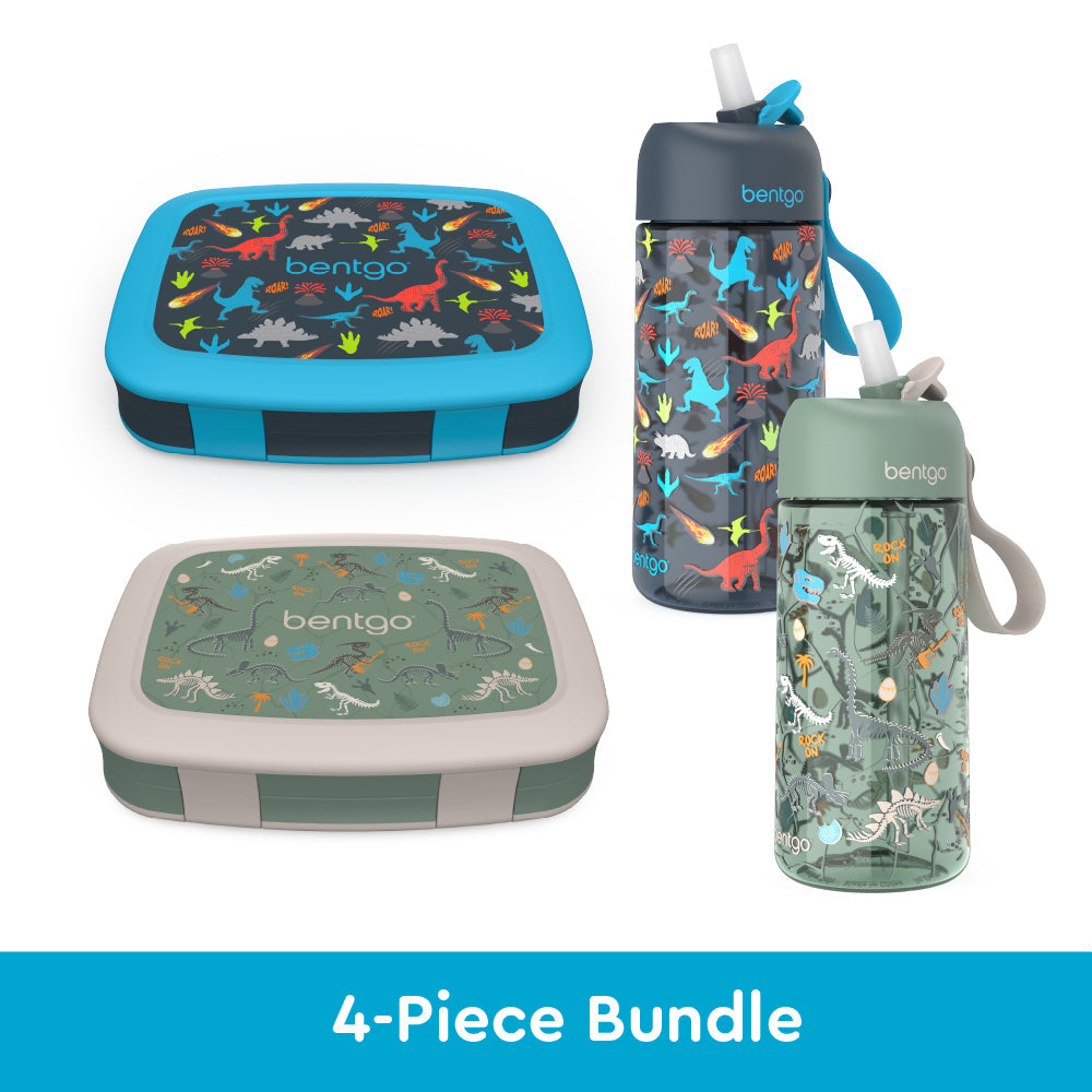 bentgo-kids-prints-lunch-boxes-and-water-bottles-h5 bentgo-lunch-box-bottle-bundle-dinsoaur-fossils-1.jpg